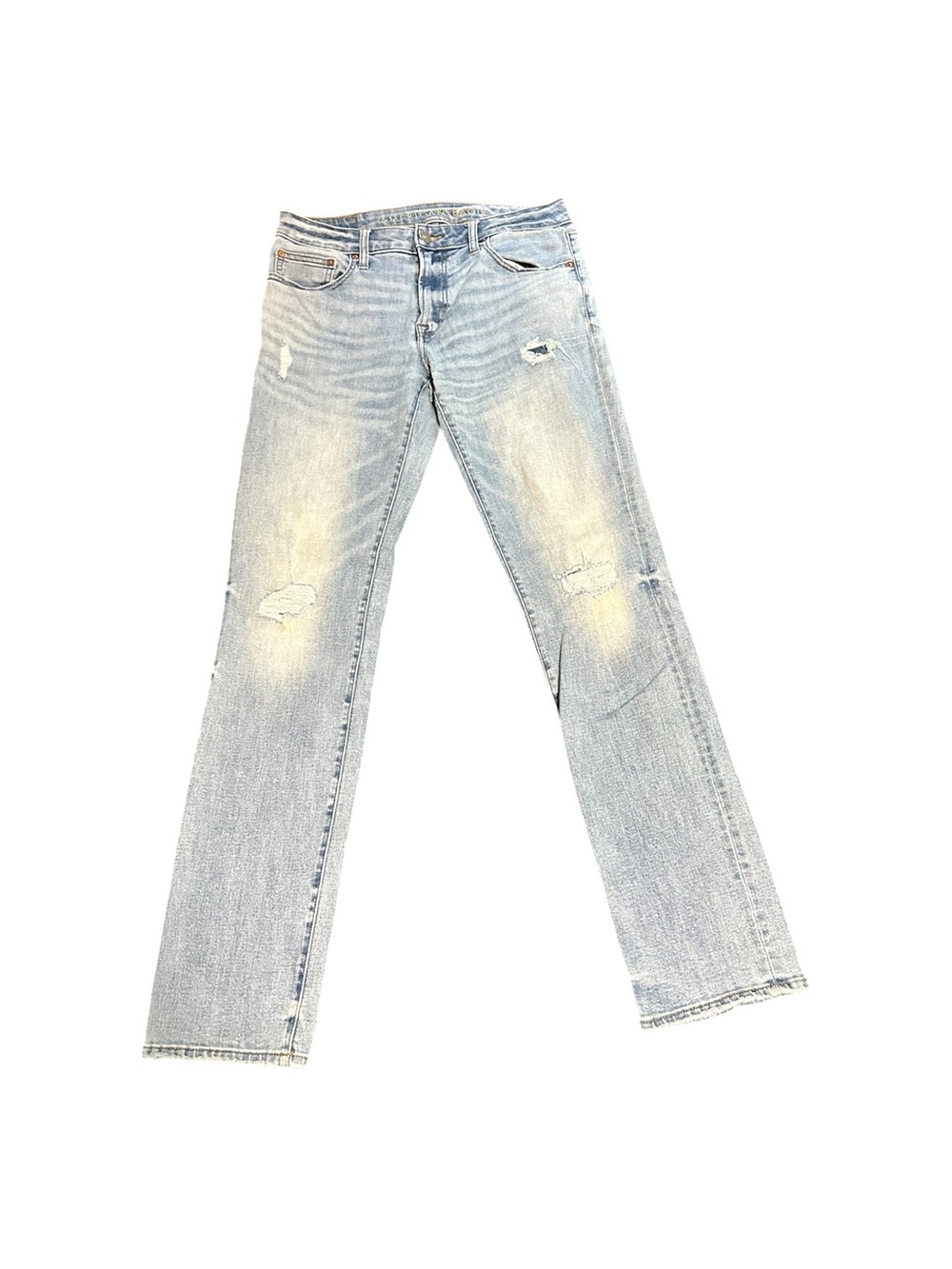 American Eagle Outfitters Men’s Light Blue Slim Straight Jeans Size 32x34
